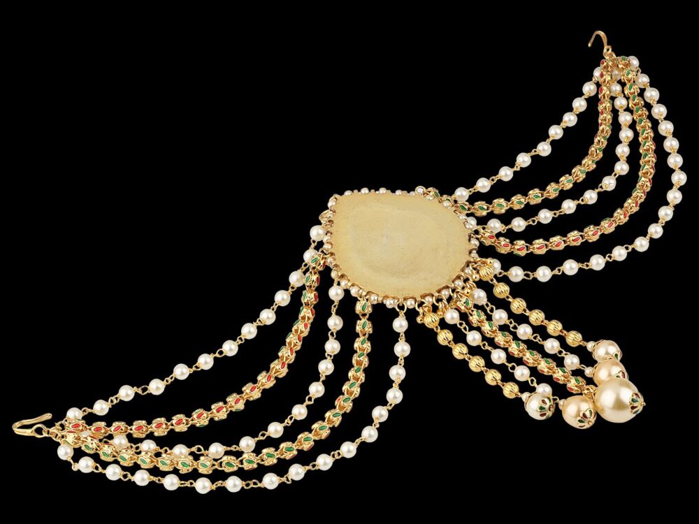 Buy Bridal KUNDAN CHOTI Hair Jewelry - Image 3