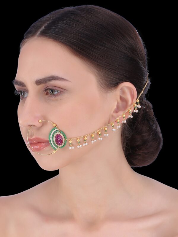 Bridal Nose Ring Without Piercing