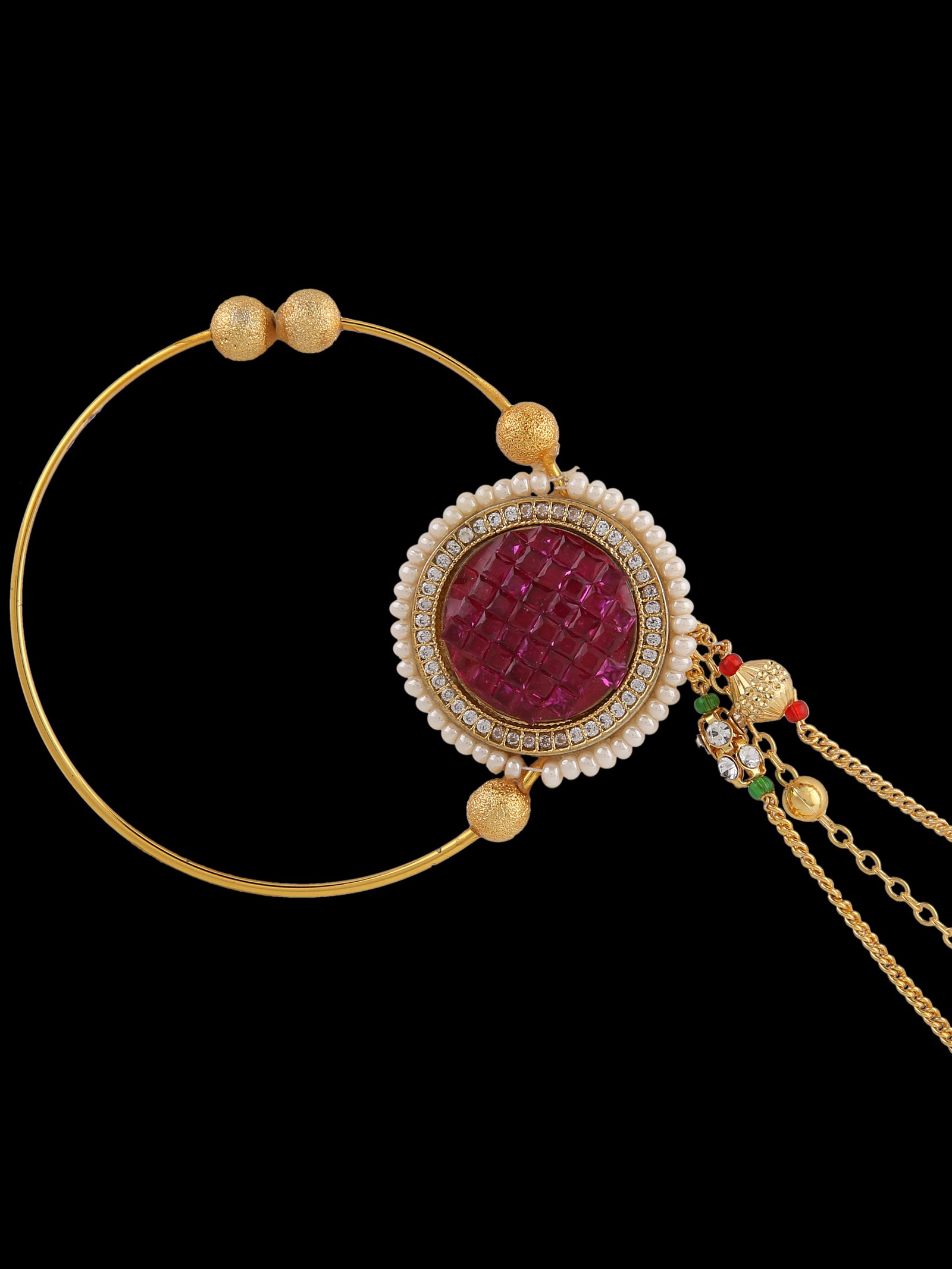 Bridal Nose Ring Without Piercing - Image 3