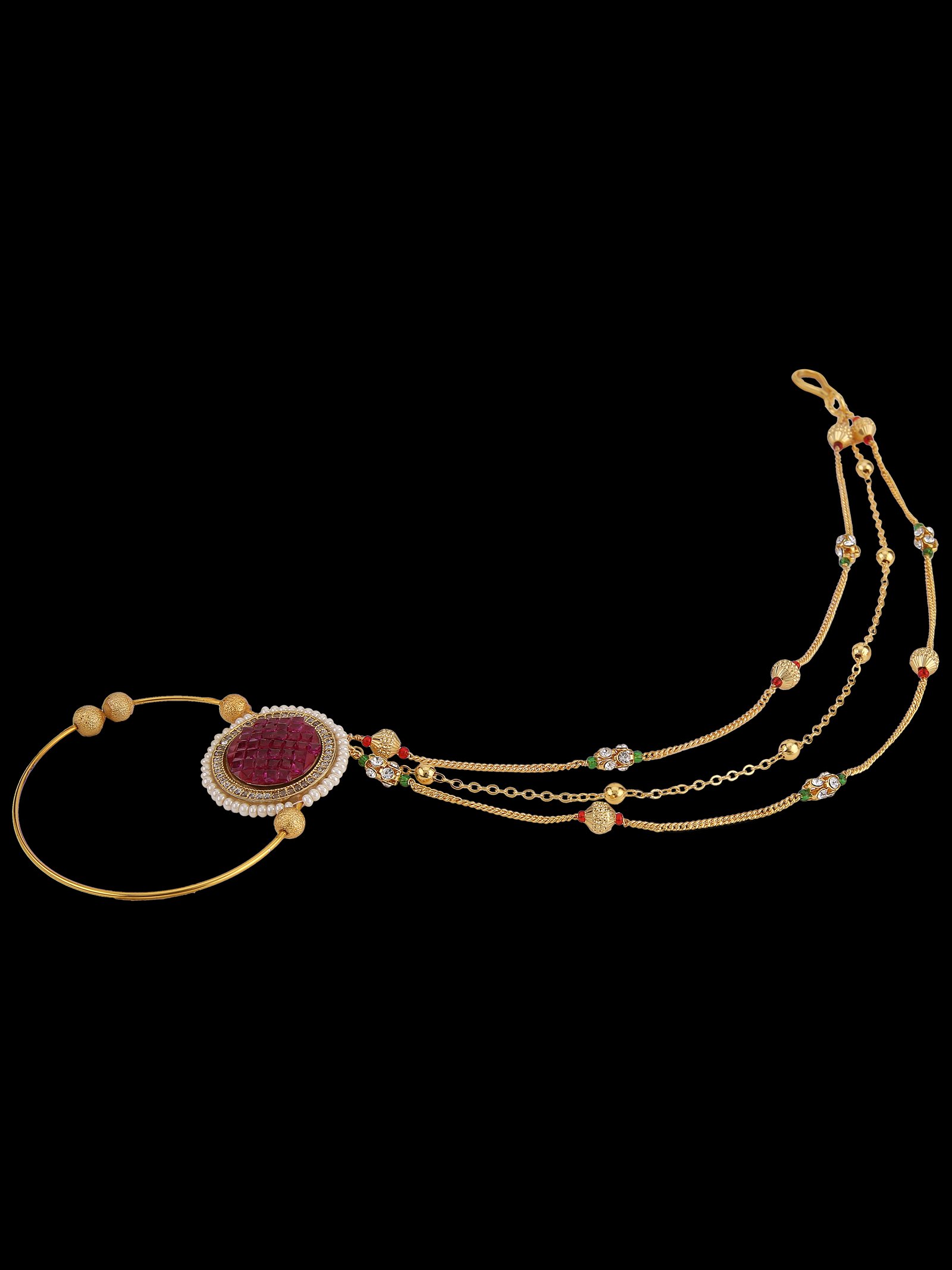 Bridal Nose Ring Without Piercing - Image 4