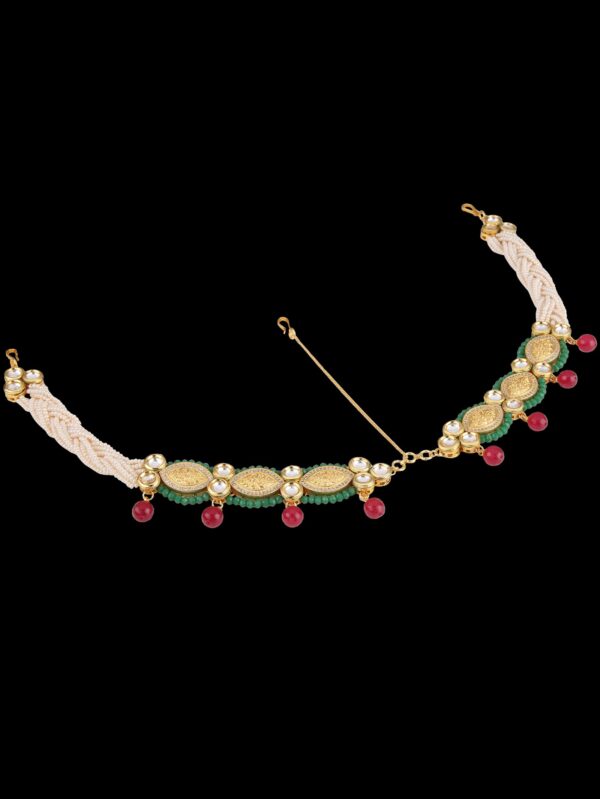 Indian Traditional Hair Accessories Matha Patti - Damini - Image 3