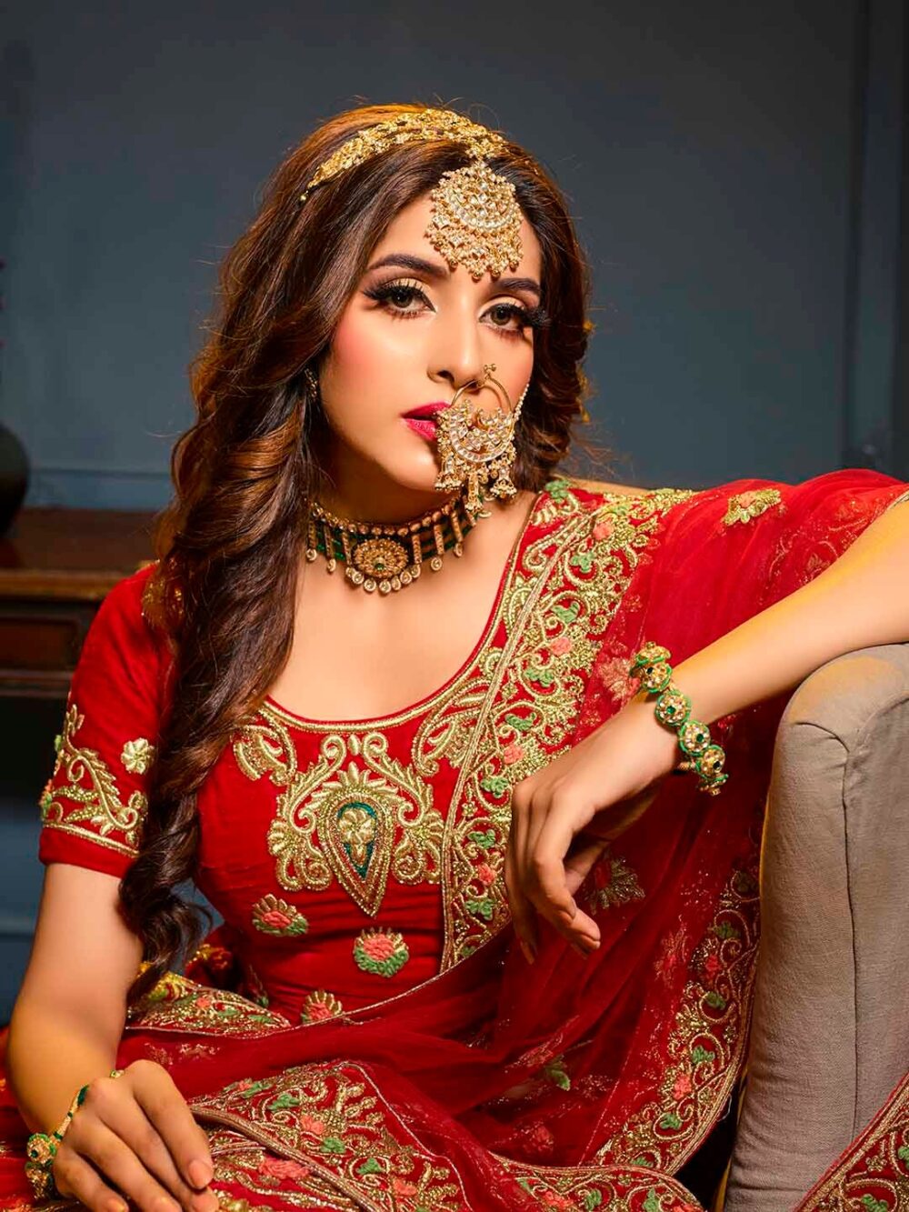 Indian Traditional Hair Accessories Matha Patti - Damini - Image 5